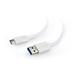 Gembird kabel USB 3.0 A (M) -> Type-C, 0.1m, bílá