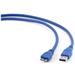 GEMBIRD Kabel USB 3.0 A-Micro B propojovací 3m, modrý