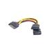 Gembird napajecí kabel SATA 15 pin -> 2x SATA HDD - přímý