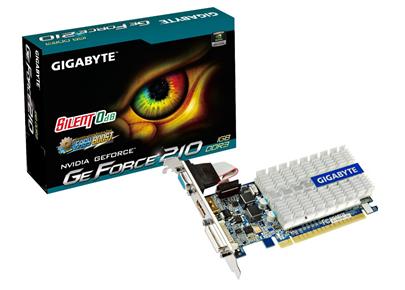GIGABYTE VGA nVidia 210 1GB DDR3 (Passive)