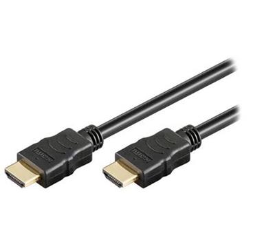 GOOBAY HDMI propojovací kabel s Ethernetem / zlacené konektory / 1m / podpora 60Hz v 4K rozlišení