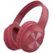 HAMA headset Calypso/ bezdrátová sluchátka + mikrofon/ uzavřená/ Bluetooth/ citlivost 100 dB/ červená