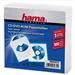 Hama ochranný obal pro CD/DVD, 100ks/bal, bílý, balení PE fólie