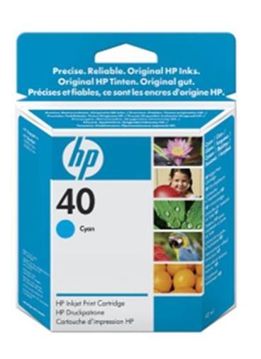 HP 51640CE Modrá Ink cartridge pro DesignJet 1200PS, 1600C, CM