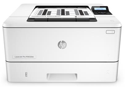 HP LaserJet Pro M402dw, A4 tiskárna 38str/min, WIFI +USB +GLAN RJ45, duplex, 128MB, čelní konektor USB