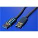 HQ OFC USB 3.0 SuperSpeed kabel USB3.0 A(M) - USB3.0 A(M), 1,8m