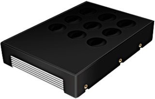 Icy Box konvertor 3.5'' pro 2.5'' SATA HDD, černý + alu