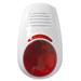iGET Security P11 Bezdrátová venkovní siréna 110 dB, indikace alarmu pomocí červeného majáčku, napájení 230V