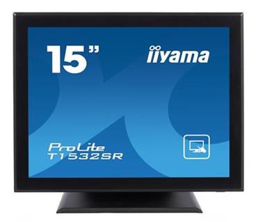 Iiyama LCD Prolite T1532SR-B3 15'', 5ms, DVI, repro, dotykový monitor, č