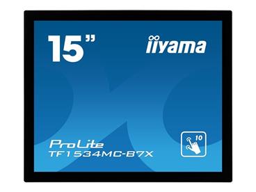 iiyama ProLite TF1534MC-B7X - LED monitor - 15" - open frame - dotykový displej - 1024 x 768 - TN - 370 cd/m2 - 700:1 - 8 ms - HD