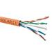 Instalační kabel Solarix CAT6 UTP LSOH LSOHFR B2ca s1a d1 a1 500m/cívka oranžový