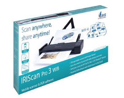 IRIS skener IRISCAN Pro 3 WIFI/ bezdrátový přenos dat/ přenosný skener