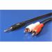 Kabel jack 3,5M - 2x cinch(M), 1,5m