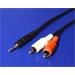 Kabel jack 3.5M - 2x cinch(M), 10m