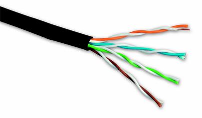 Kabel UTP PE drát c5e venkovní 305m Solarix