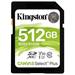 Kingston paměťová karta 512GB Canvas Select Plus SD UHS-I (čtení/zápis: 100/85MB/s)