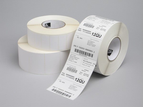 LABEL, POLYPROPYLENE, 102X152MM; THERMAL TRANSFER, POLYPRO 3000T GLOSS, PERMANENT ADHESIVE, 25MM CORE
