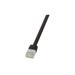 LOGILINK CF2093U LOGILINK - Patch Cable Flat Cat.6 U/UTP SlimLine black 10m