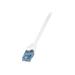 LOGILINK CP3021U LOGILINK - Patch Cable Cat.6A 10GE Home U/UTP EconLine white 0,50m