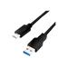 LOGILINK CU0167 LOGILINK - USB 3.2 Gen1x1 cable, USB-A male to USB-C male, black, 0.5m