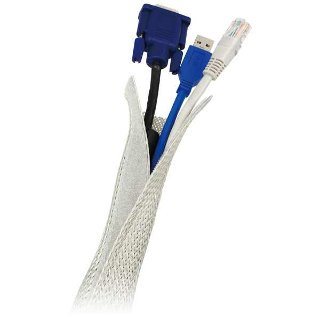 LOGILINK - Elastický organizér kabelů, šedý