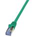 LogiLink® Patch Cable Cat.6A 10G S/FTP PIMF PrimeLine green 1,5m