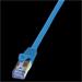 LOGILINK - Patch Cable Cat.6A 10G S/FTP PIMF PrimeLine modrý 1,5m