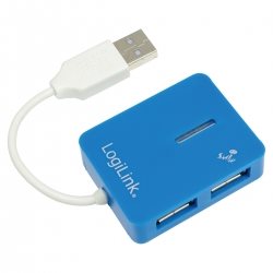 LOGILINK - USB 2.0 Hub ''smile'' modrý