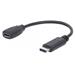 MANHATTAN Kabel USB 2.0 Micro B - USB 3.1 C (F/M), 15cm, černý