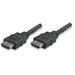 Manhattan Monitor Cable HDMI/HDMI 1.4 Ethernet 3m Black Nickel-plated contacts