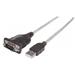 MANHATTAN USB to Serial Port Adapter Prolific PL-2303HXD Chip 45 cm