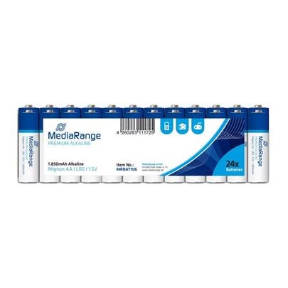MediaRange Premium baterie Mignon AA 1,5V Alkalické 24pck/BAL