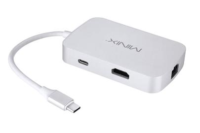 Minix NEO-C Multiport Adapter USB-C HDMI Silver