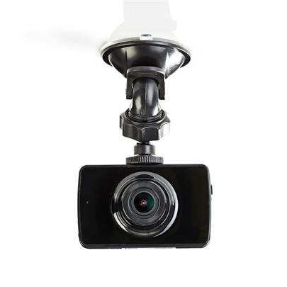 Nedis DCAM30BK - Kamera Na Palubní Desku | Full HD 1080p při 30 fps | 2.4" | Zorný úhel 140° | Časosběrný Záznam