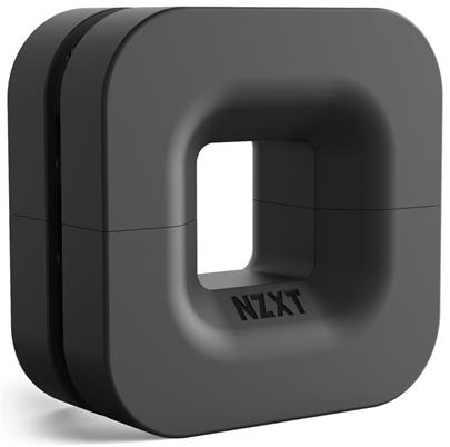 NZXT PUCK / magnetický držák na sluchátka a kryt na kabeláž / nosnost max. 2kg / černý