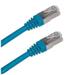 Patch kabel Cat6A, S-FTP - 2m, modrý