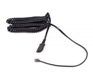 Plantronics U10P Headset Cable, QD SHROUD