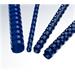 Plastové hřbety Eurosupplies 19 modré, 100 ks balení