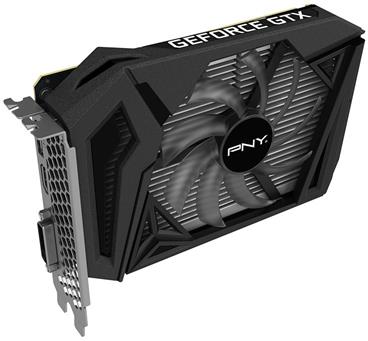 PNY GeForce GTX 1650 SUPER Single Fan / PCI-E / 4GB GDDR6 / DVI-D / HDMI / DP
