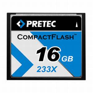 Pretec 16 GB CompactFlash 233x (35MB/sec)