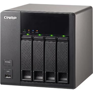 Q-NAP TS-412, 4-bay Turbo NAS Server/ Marvell 6281 1.2GHz/ 256MB DDRII