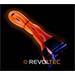 Revoltec IDE Cable rounded (UDMA 133),UV-Aktiv Orange, 60cm