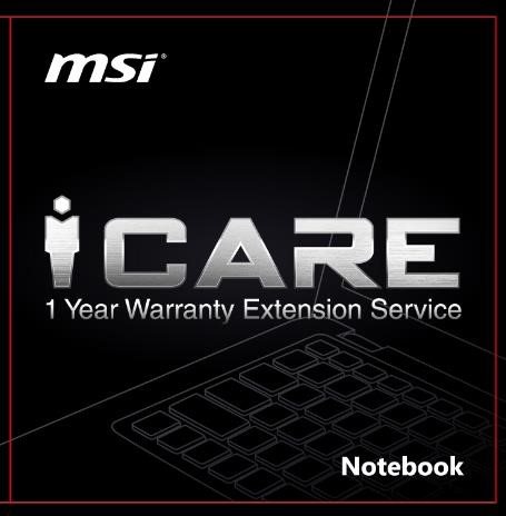 Rozšířená záruka pro notebooky MSI (1 rok extra, nutná registrace do 30 dní od nákupu)