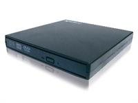 Sandberg externí mini DVD vypalovačka, USB 2.0, černá