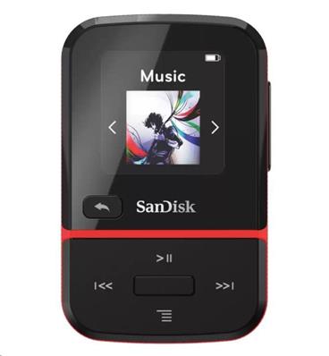 SanDisk Clip Sport Go MP3 Player 16GB , Red