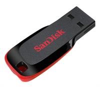 Sandisk Cruzer BLADE 64GB USB 2.0 flashdisk (zápis: 7MB/s; čtení: 18MB/s)