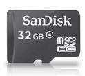 SanDisk microSDHC karta 32GB + adaptér