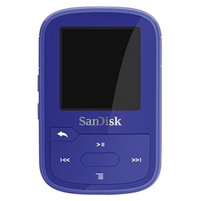 SanDisk MP3 Sansa Clip Sport Plus 16 GB modrá