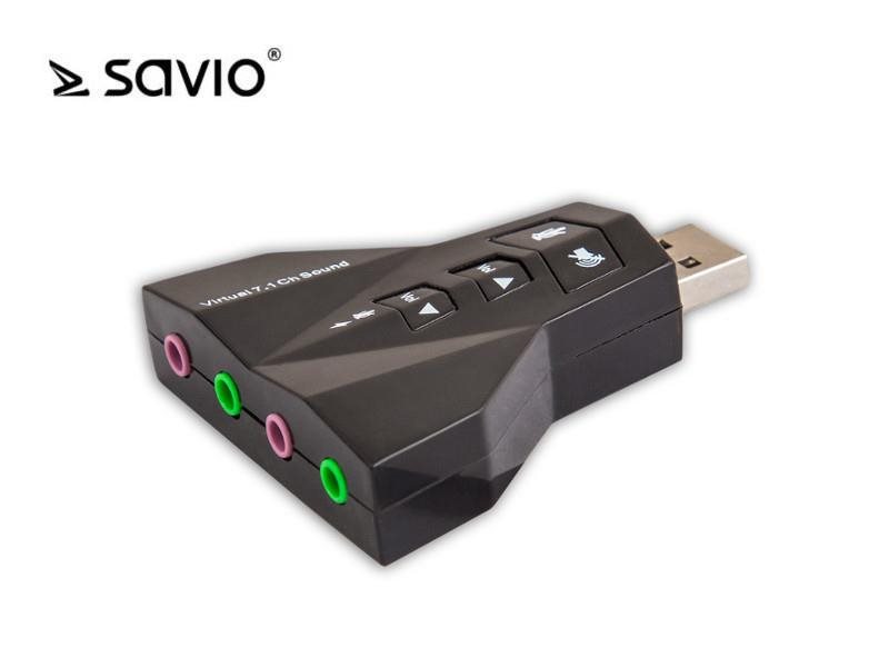 SAVIO AK-08 Zvuková karta 7.1 USB