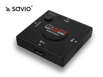 SAVIO CL-26 HDMI Switch 3 ports